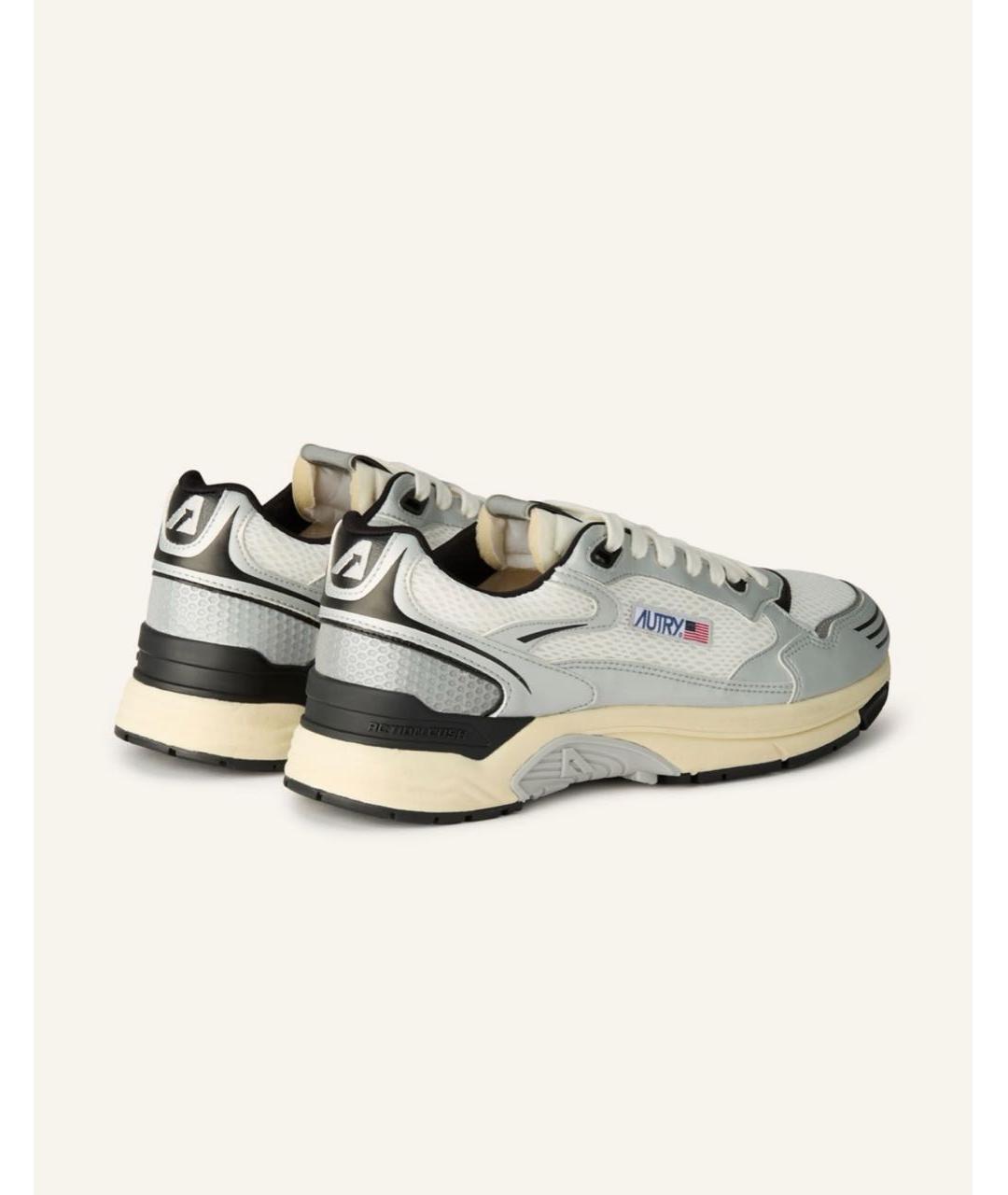 AUTRY Синие текстильные низкие кроссовки / кеды, фото 3