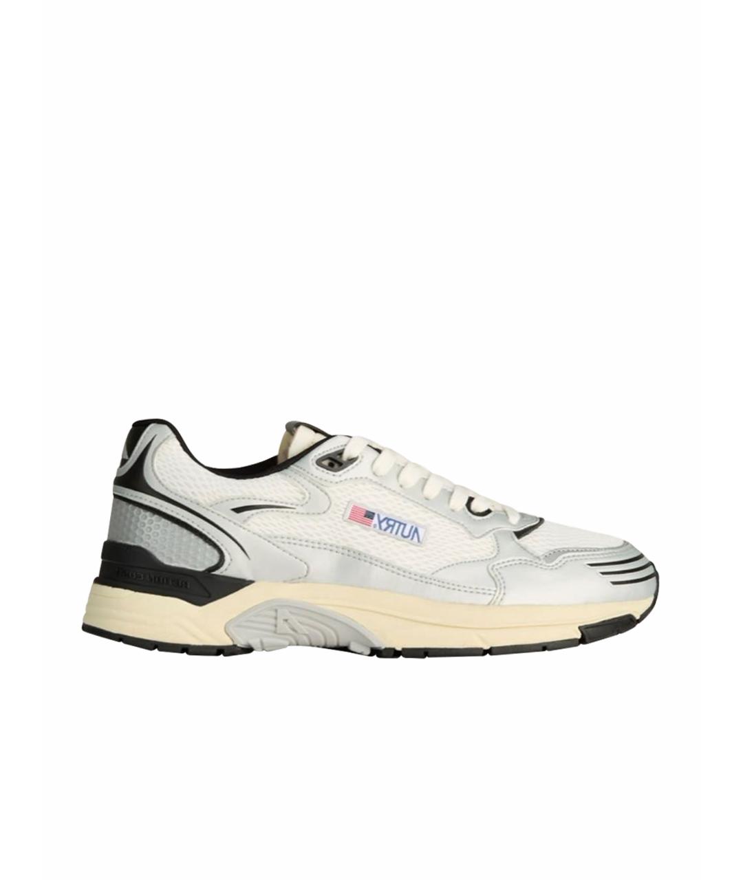 AUTRY Синие текстильные низкие кроссовки / кеды, фото 1