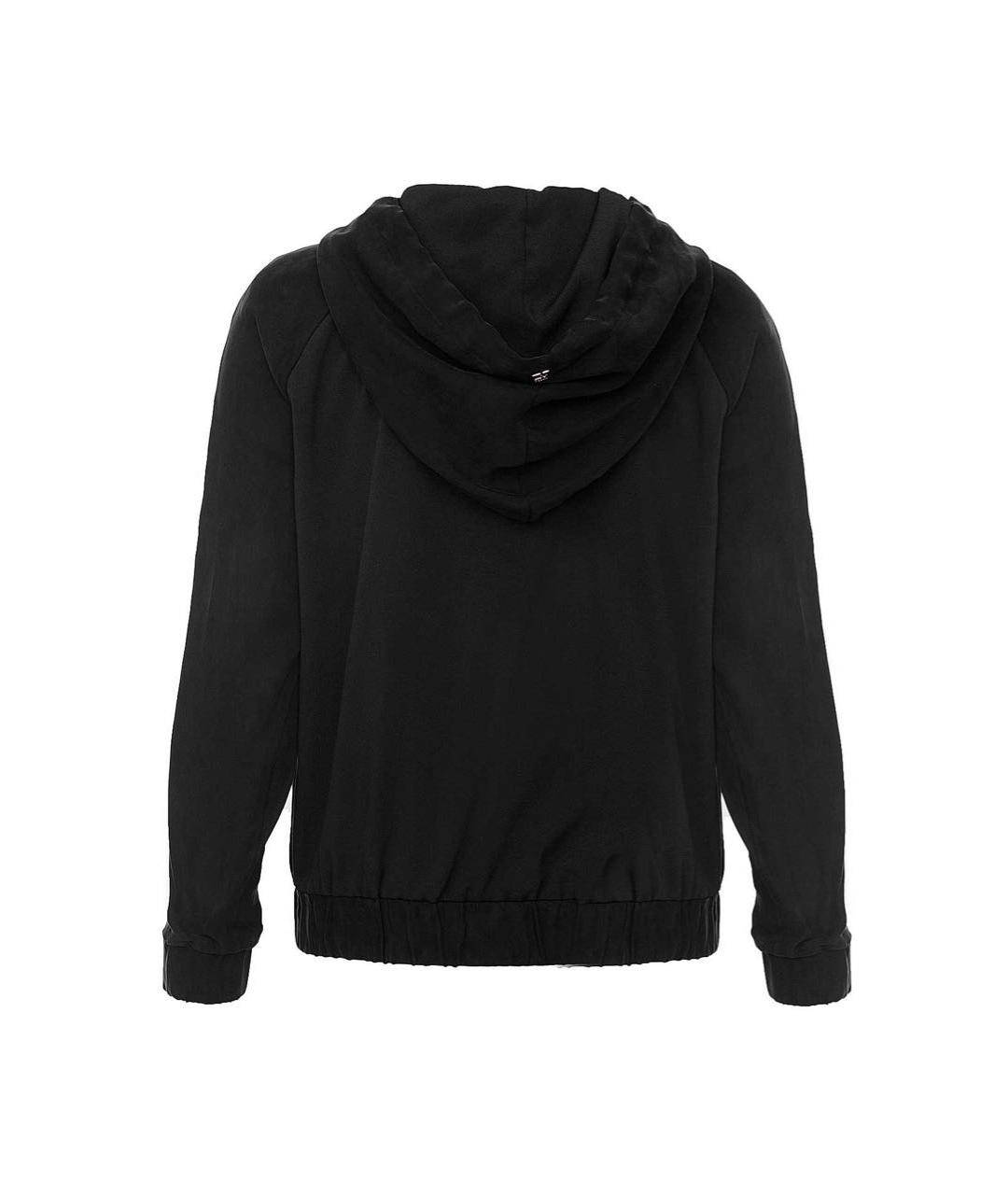 TWIN-SET Черная вискозная блузы, фото 2