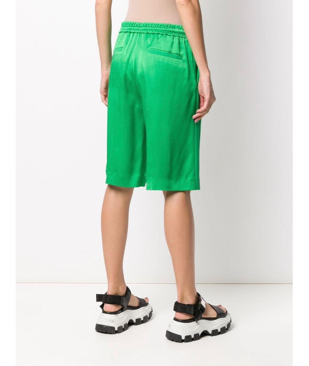 ICEBERG Зеленые вискозные шорты, фото 4