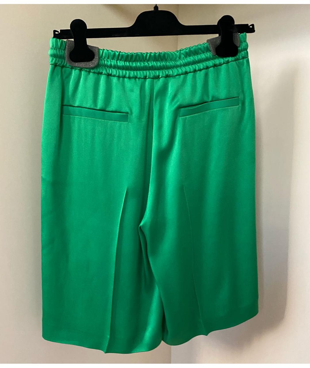 ICEBERG Зеленые вискозные шорты, фото 7