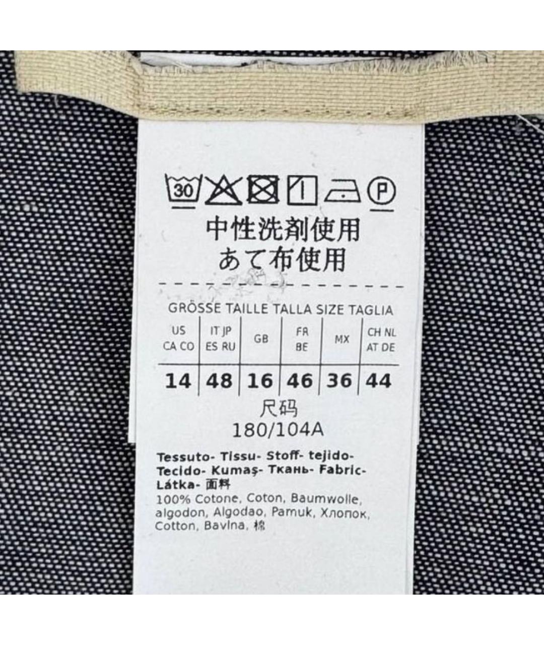 WEEKEND MAX MARA Темно-синяя хлопковая рубашка, фото 3