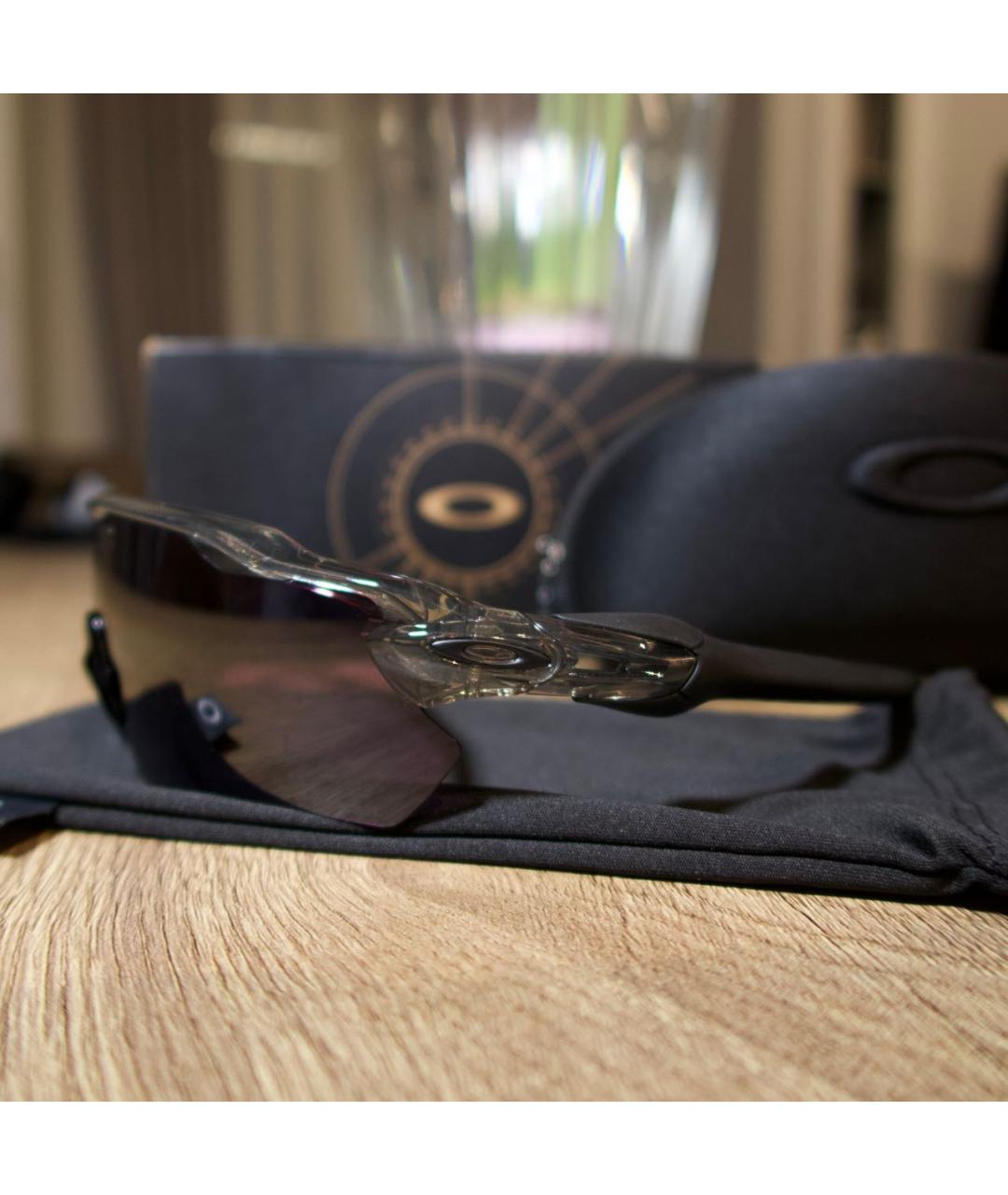 OAKLEY Антрацитовые солнцезащитные очки, фото 3