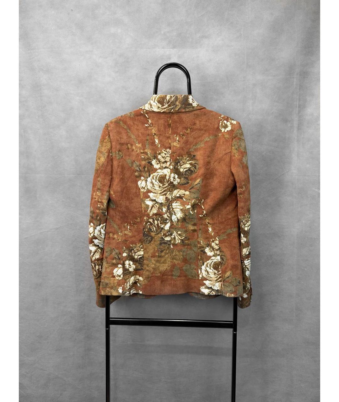 ETRO Коричневый шерстяной жакет/пиджак, фото 2