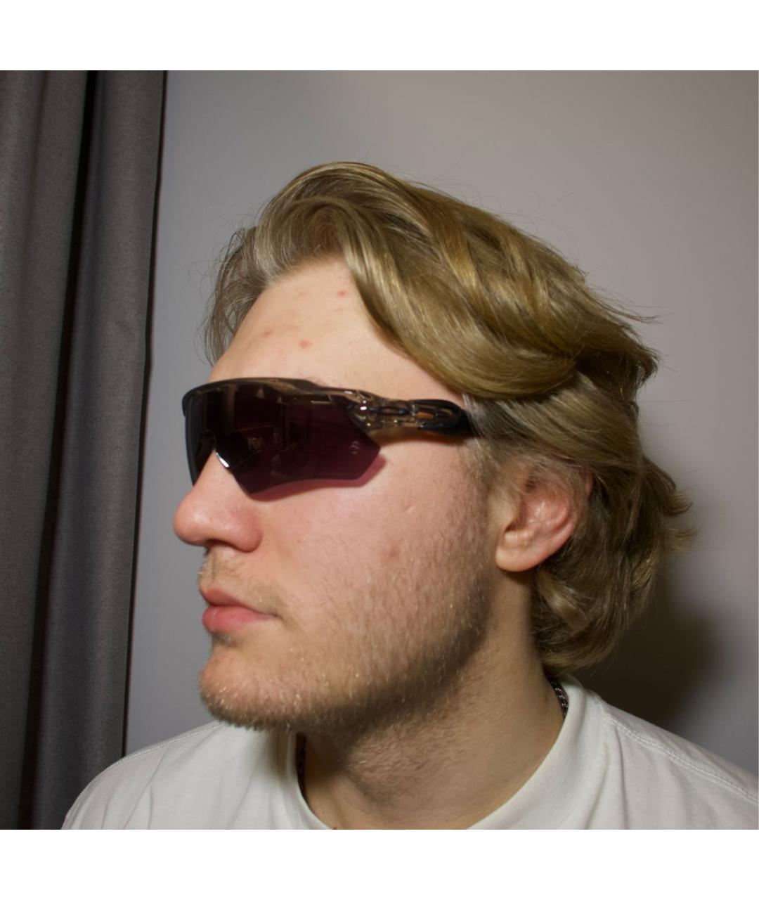 OAKLEY Антрацитовые солнцезащитные очки, фото 4