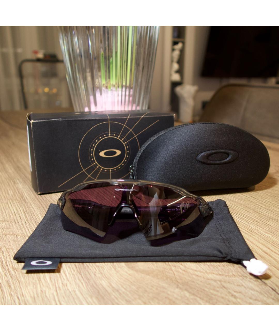 OAKLEY Антрацитовые солнцезащитные очки, фото 2