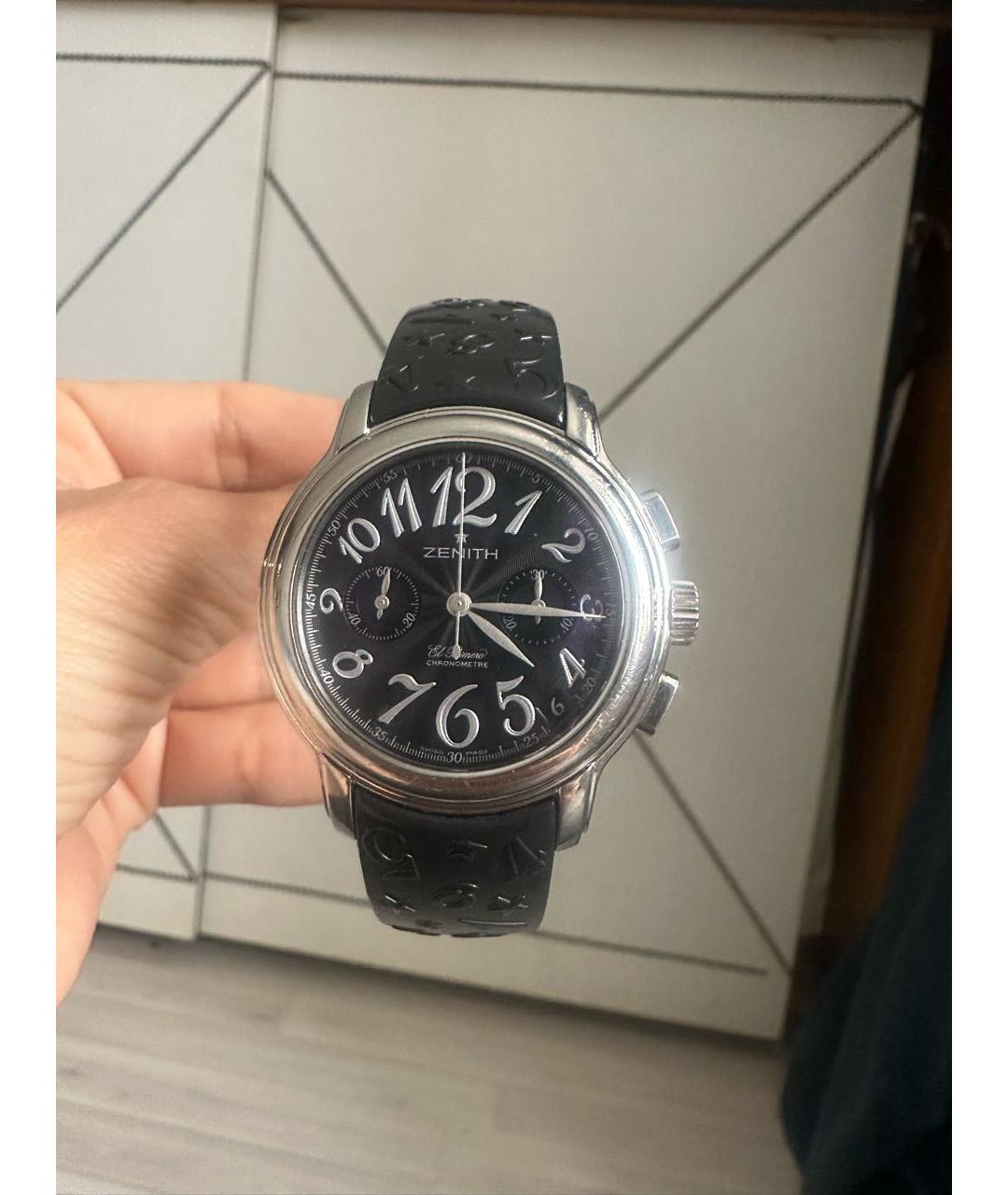 ZENITH Серебряные часы, фото 5