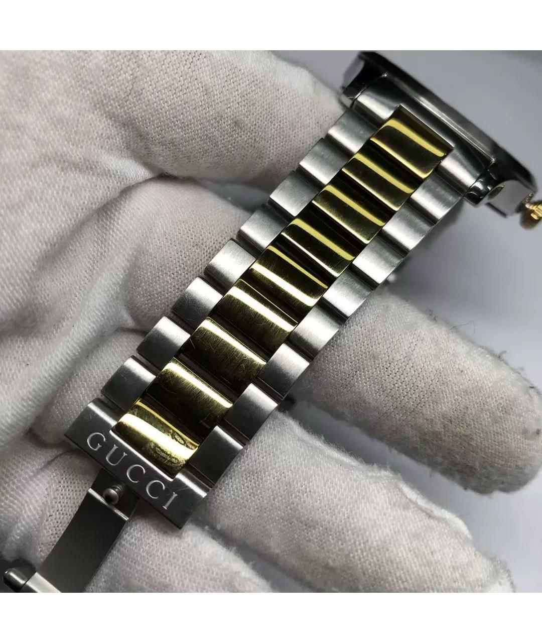 GUCCI Серебряные металлические часы, фото 8