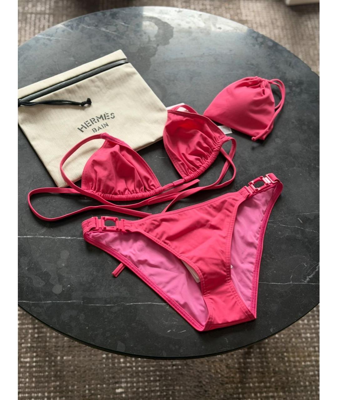HERMES Фуксия купальник, фото 2