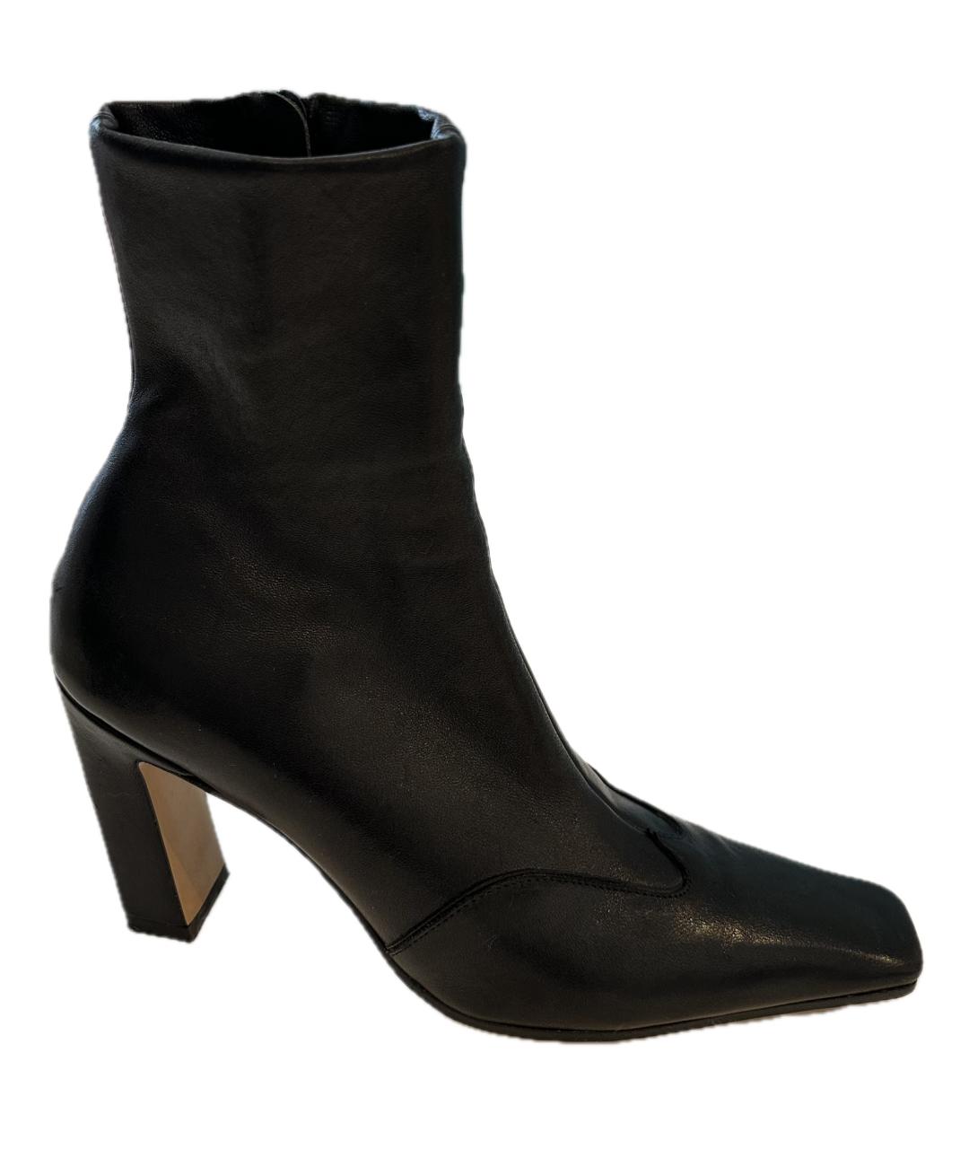 KHAITE Черные кожаные ботильоны, фото 10