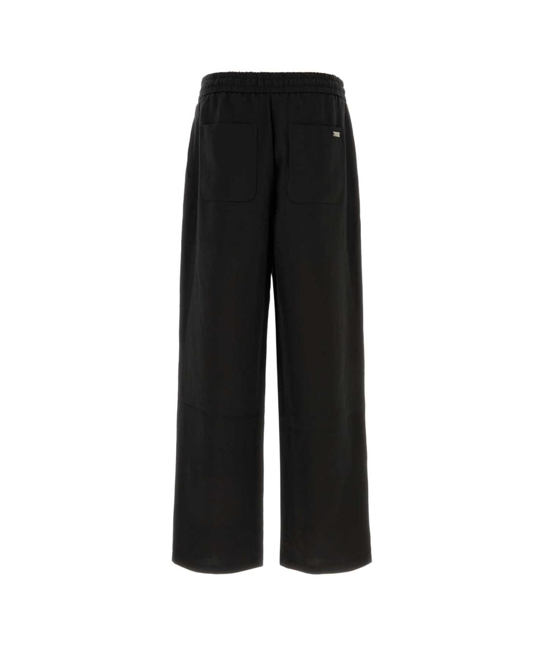 Ami Paris Черные вискозные повседневные брюки, фото 2