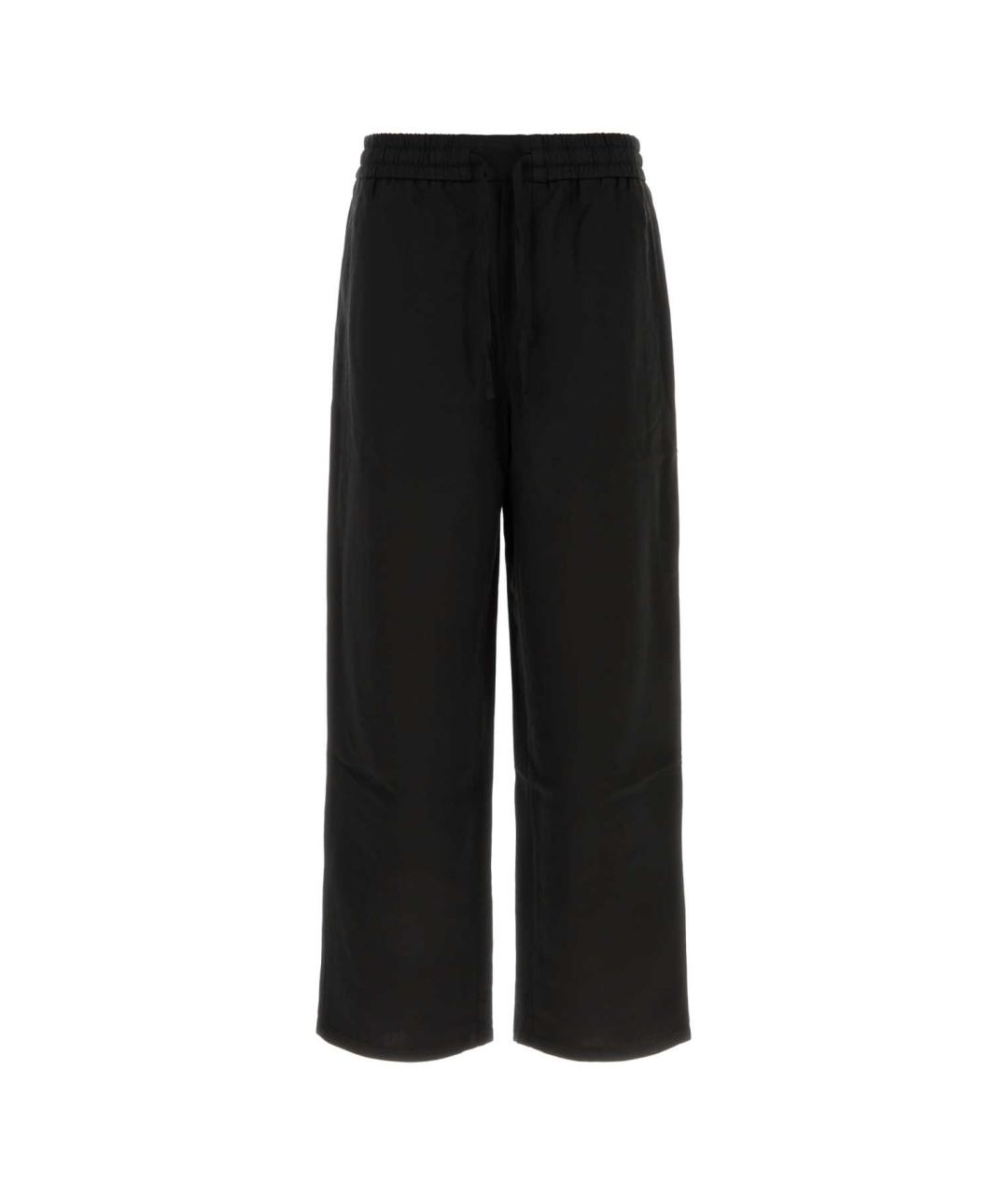 Ami Paris Черные вискозные повседневные брюки, фото 1