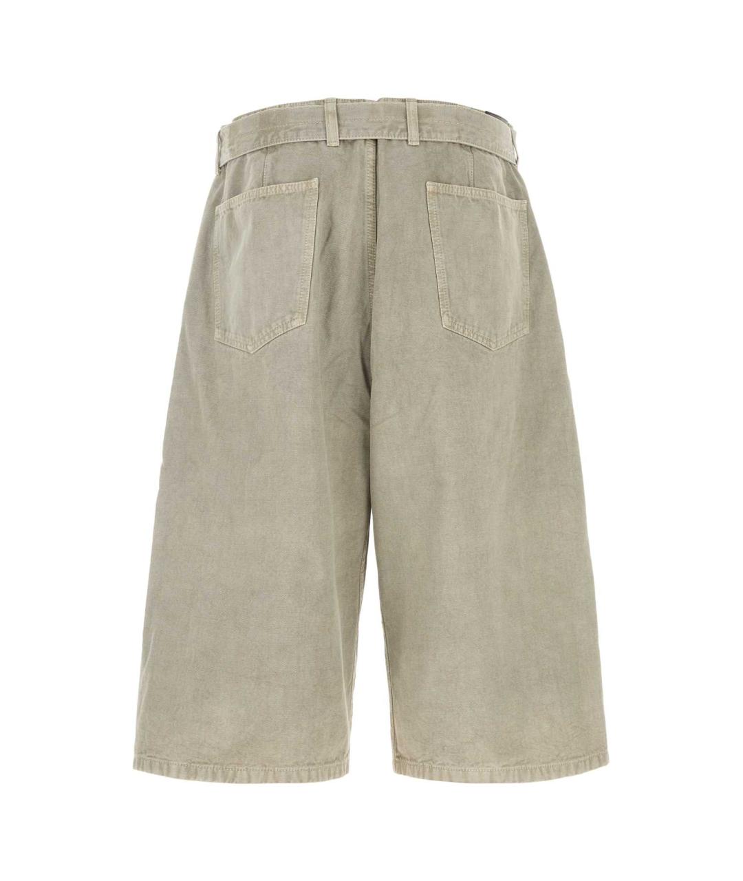 LEMAIRE Серые хлопковые шорты, фото 2