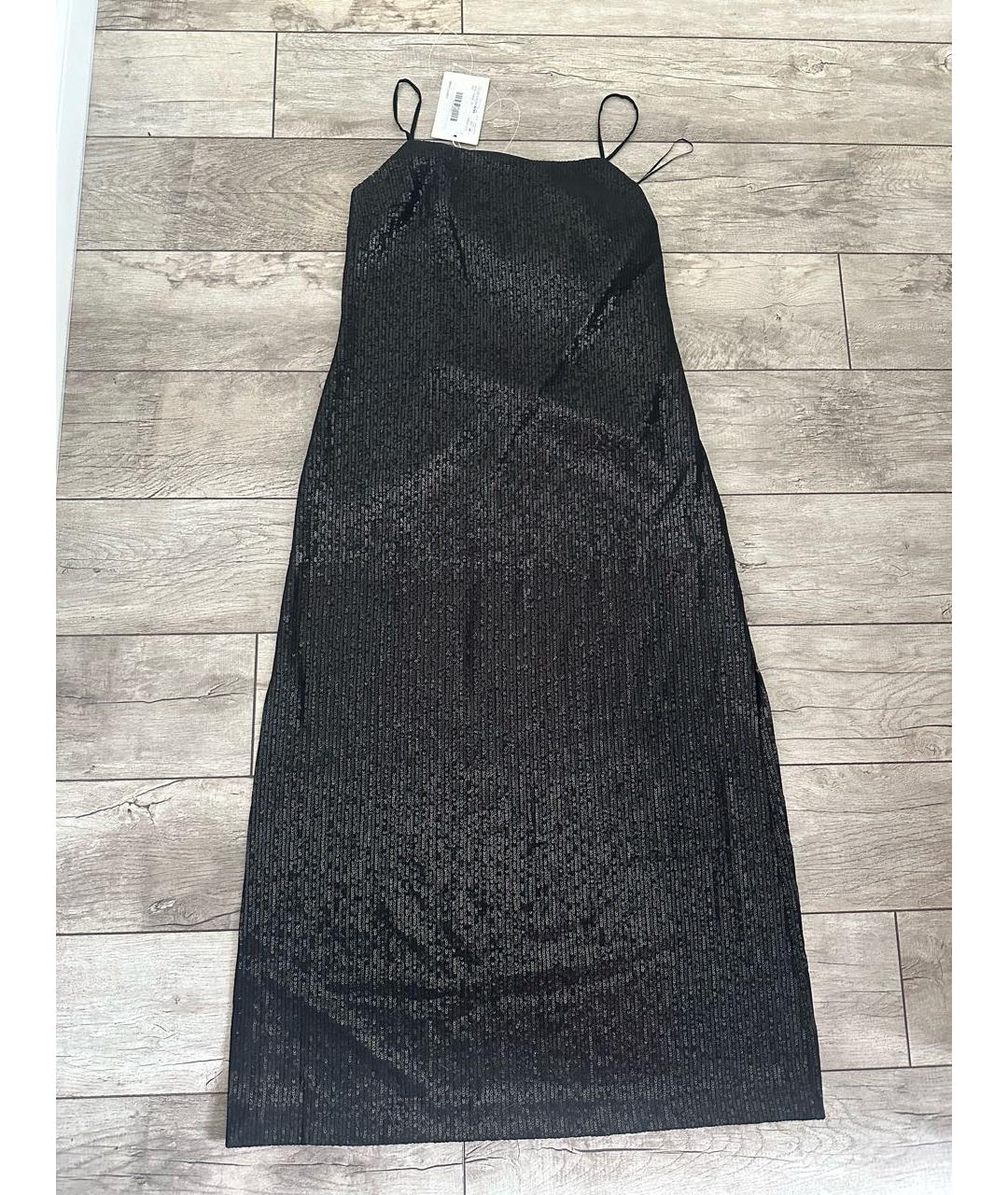 MAX MARA Черное полиэстеровое платье, фото 5