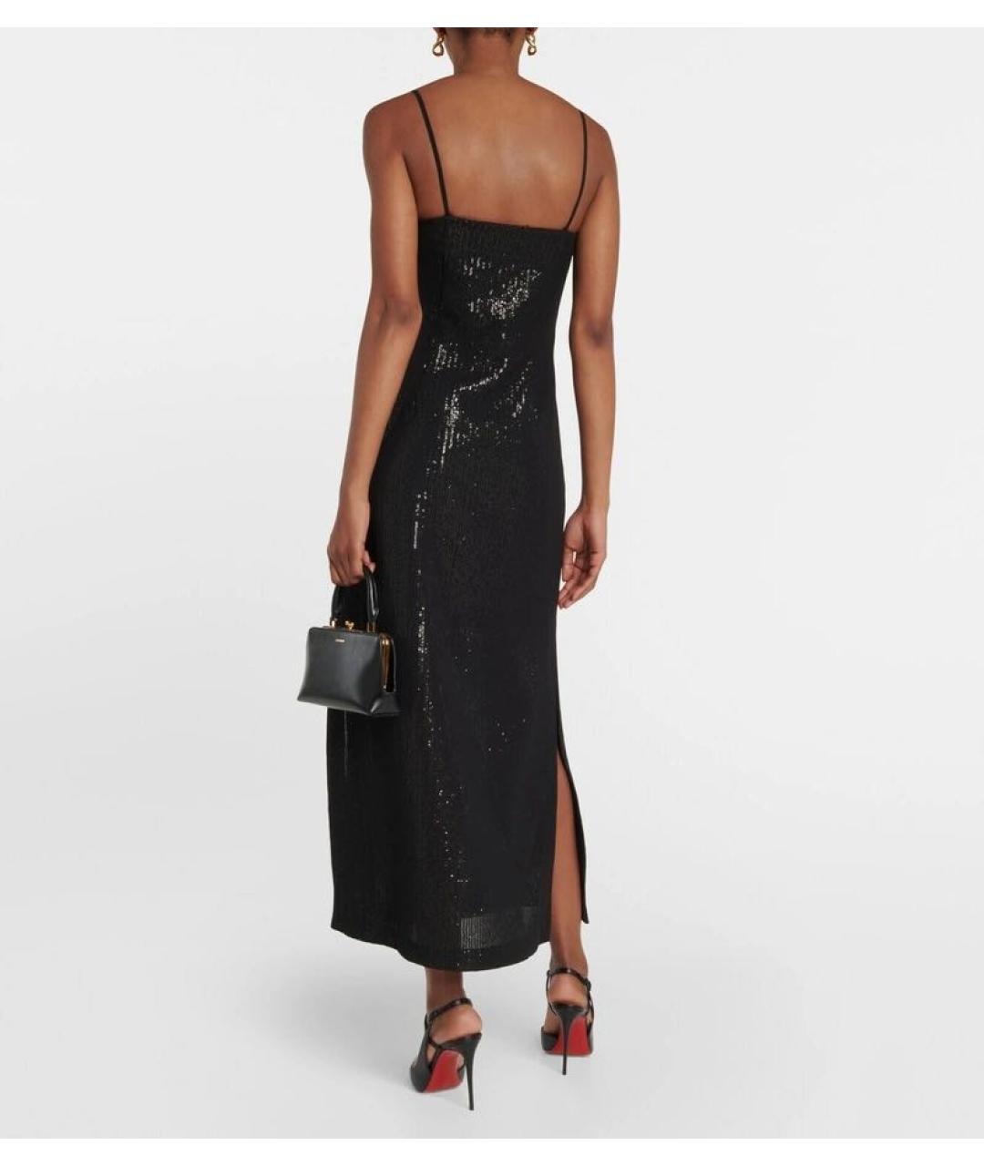 MAX MARA Черное полиэстеровое платье, фото 4