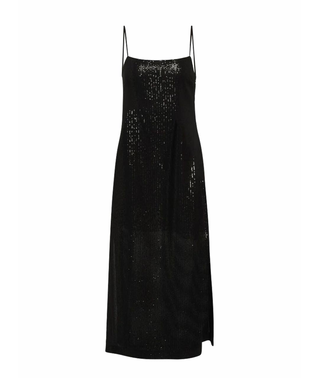 MAX MARA Черное полиэстеровое платье, фото 8