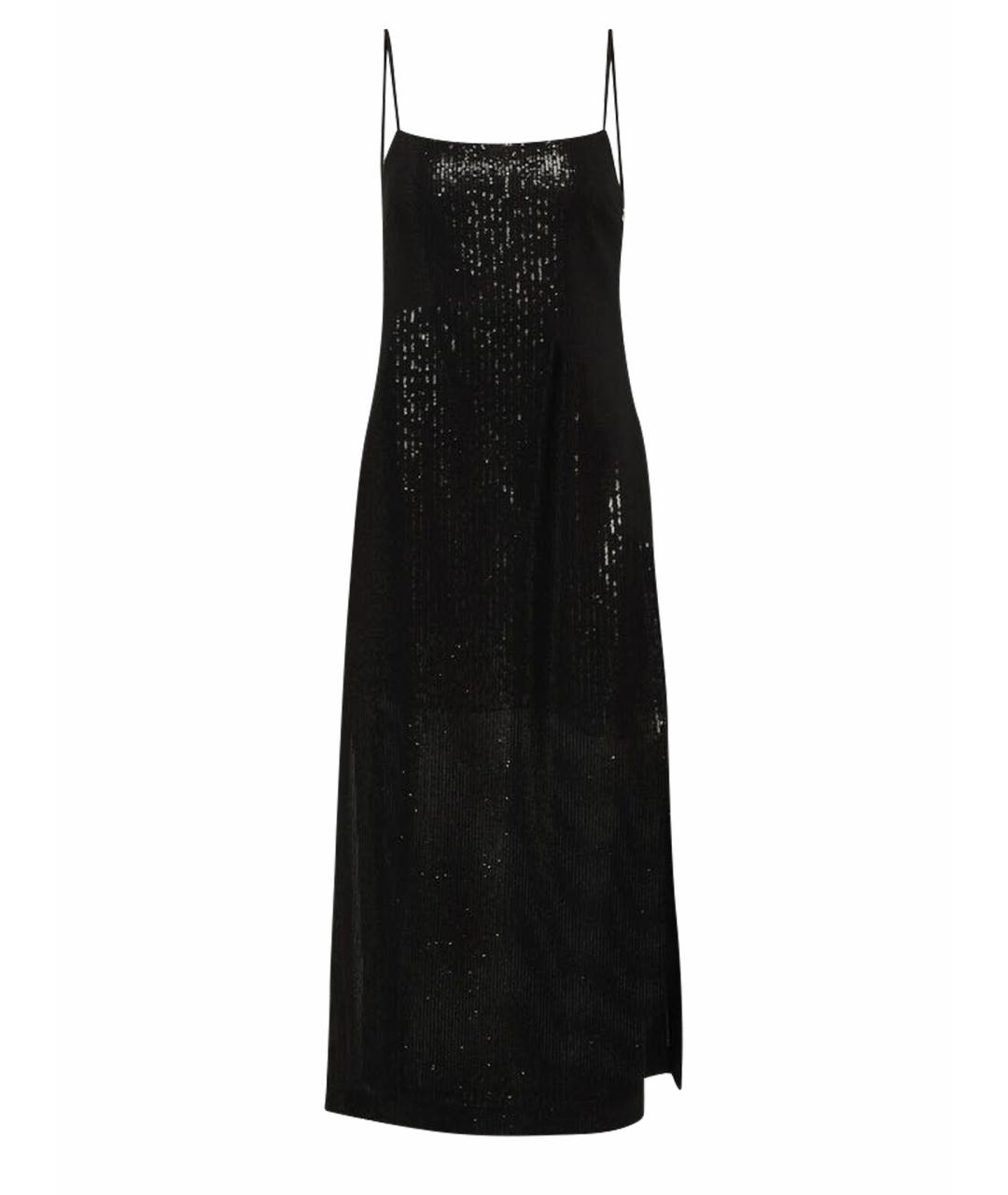 MAX MARA Черное полиэстеровое платье, фото 1