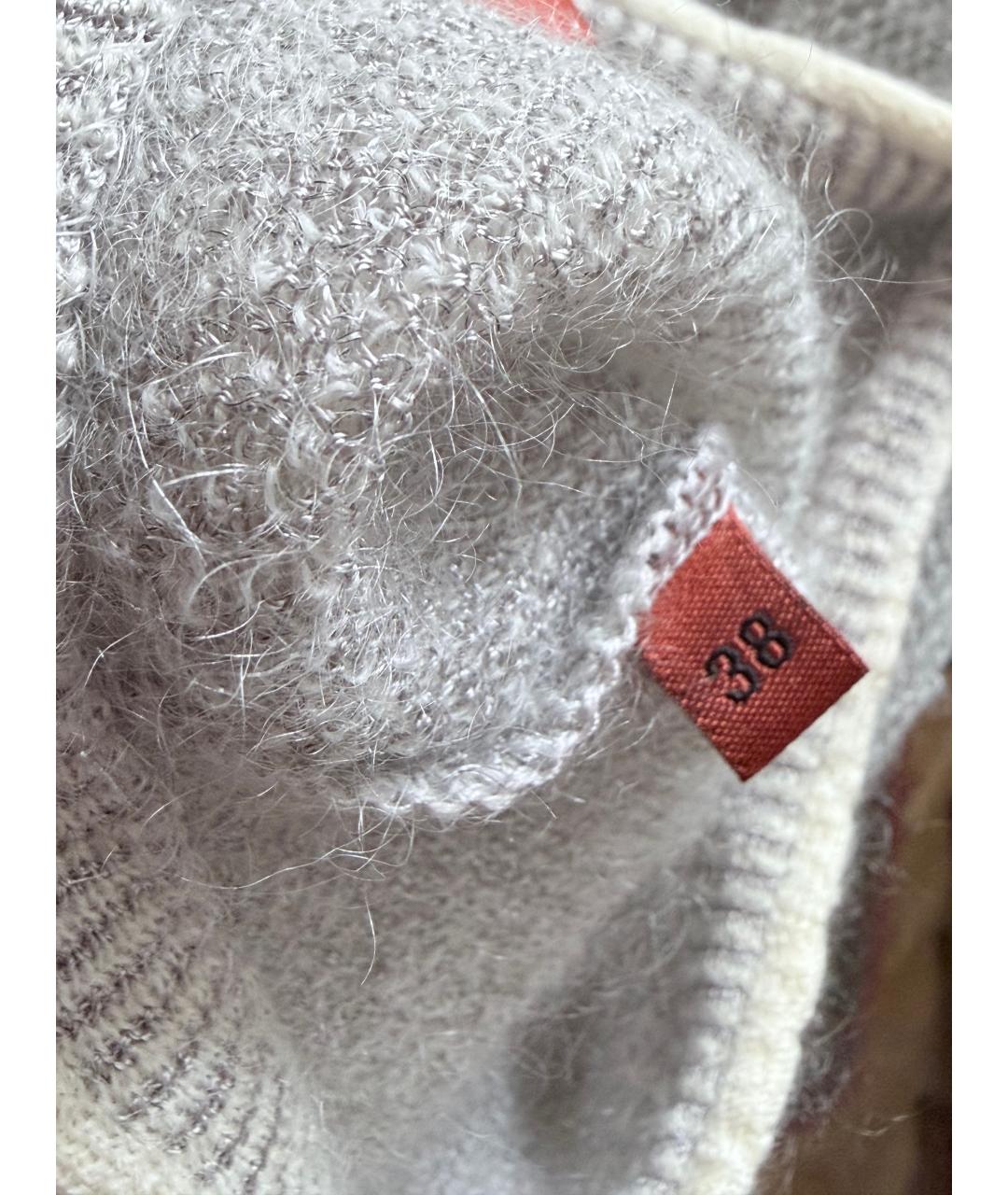 MISSONI Серебрянный шерстяной джемпер / свитер, фото 4