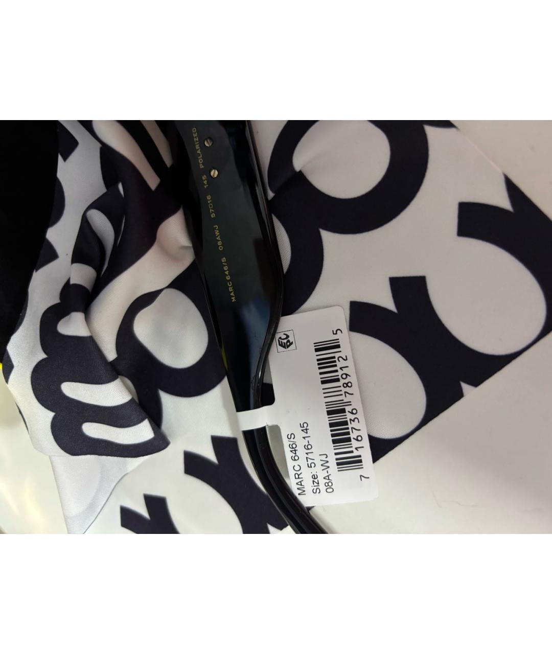 MARC JACOBS Черные пластиковые солнцезащитные очки, фото 7