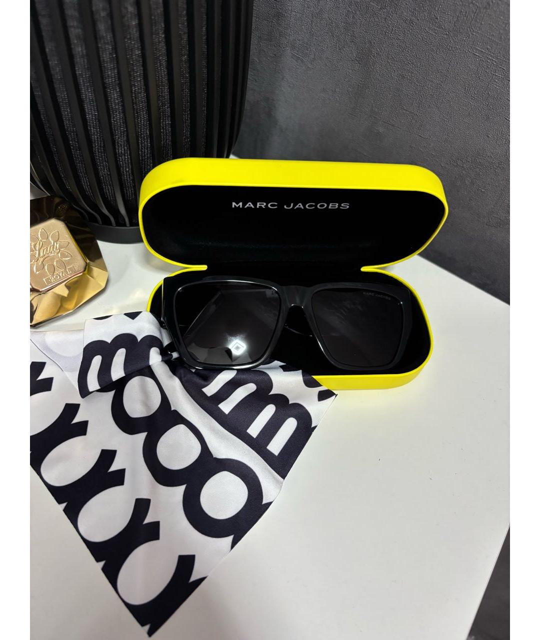 MARC JACOBS Черные пластиковые солнцезащитные очки, фото 5