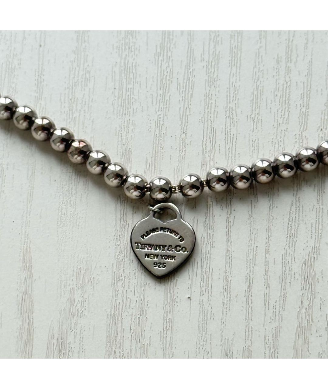 TIFFANY&CO Бирюзовая серебряная цепочка, фото 2