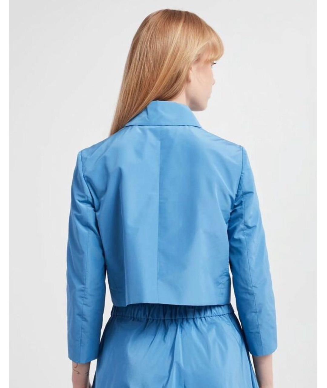 WEEKEND MAX MARA Голубой хлопковый костюм с юбками, фото 6