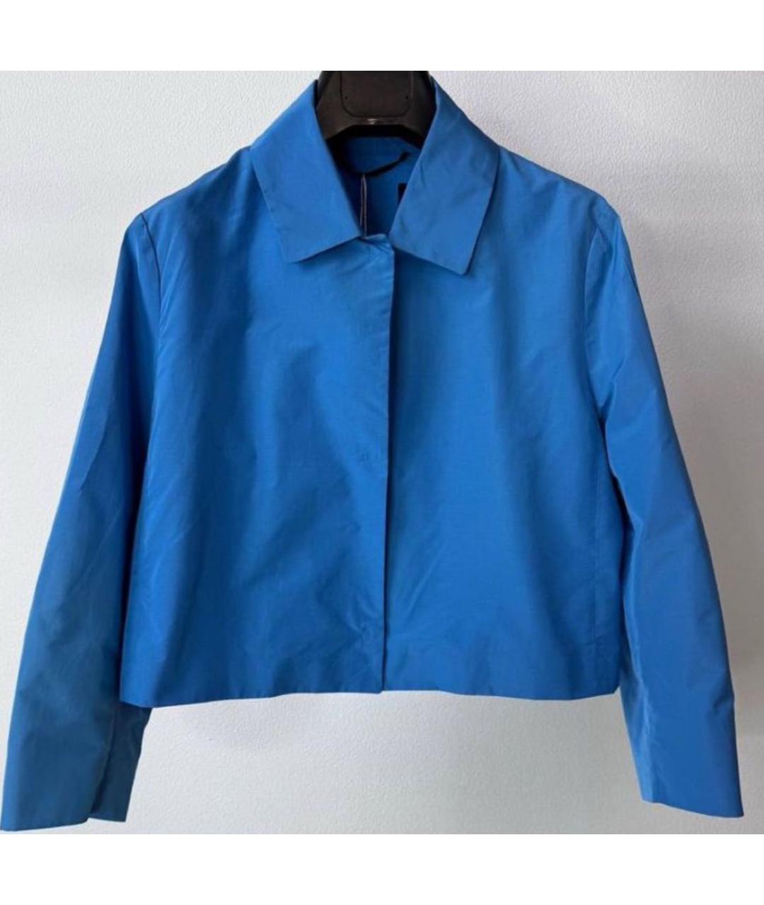 WEEKEND MAX MARA Голубой хлопковый костюм с юбками, фото 9