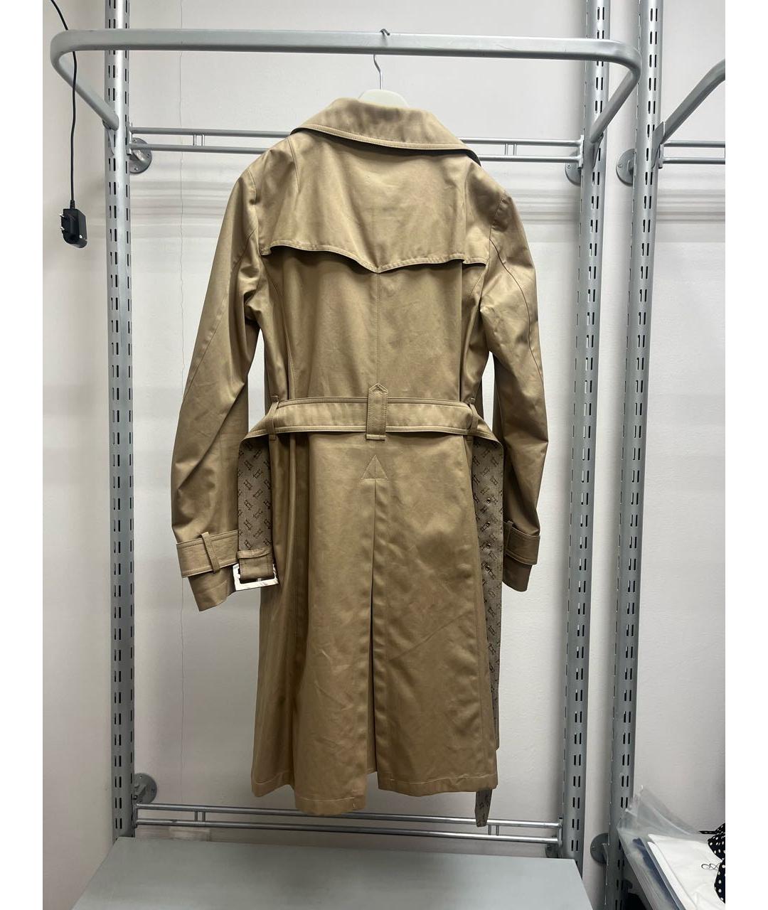 HERNO Бежевый хлопковый тренч/плащ, фото 6