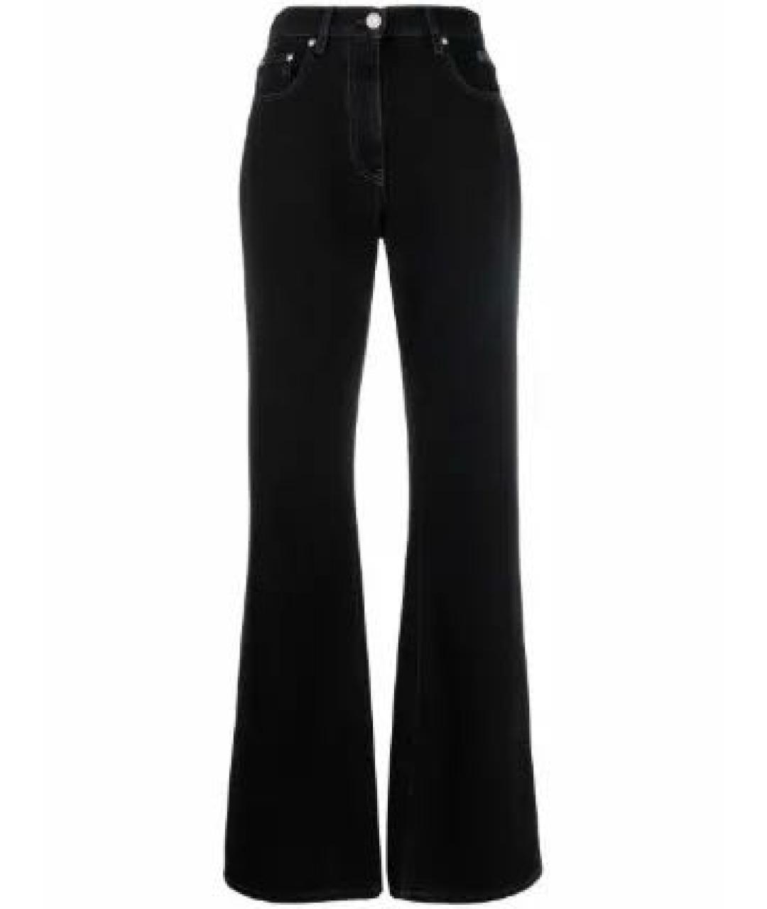 MSGM Черные хлопковые джинсы клеш, фото 8