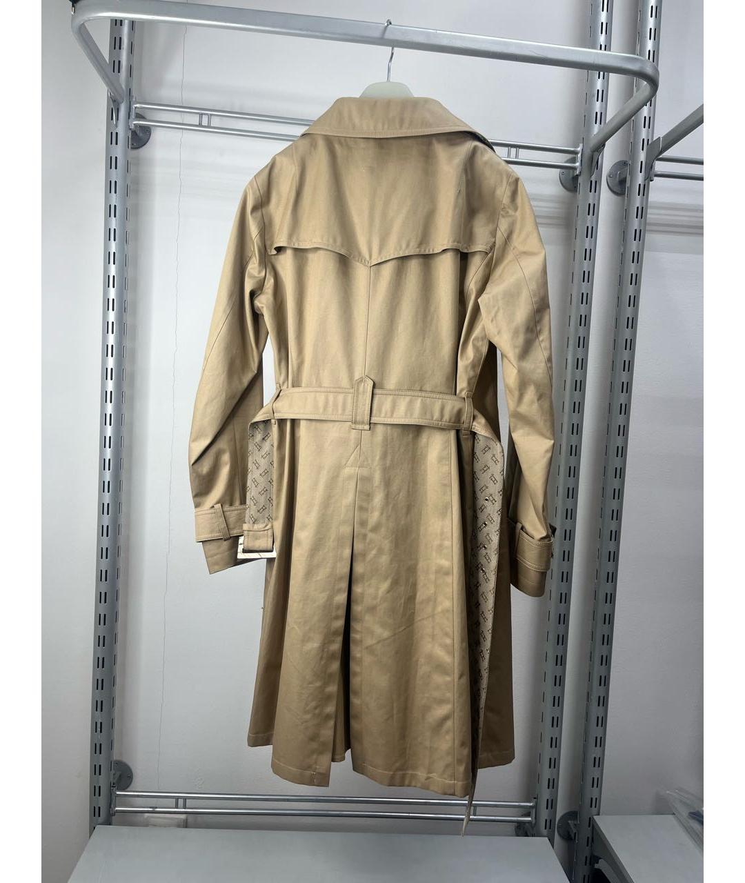 HERNO Бежевый хлопковый тренч/плащ, фото 5