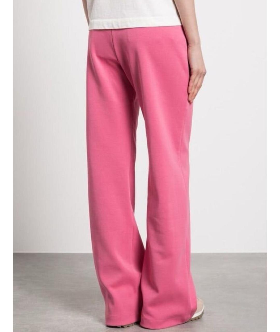 MAX MARA Розовые хлопковые спортивные брюки и шорты, фото 7