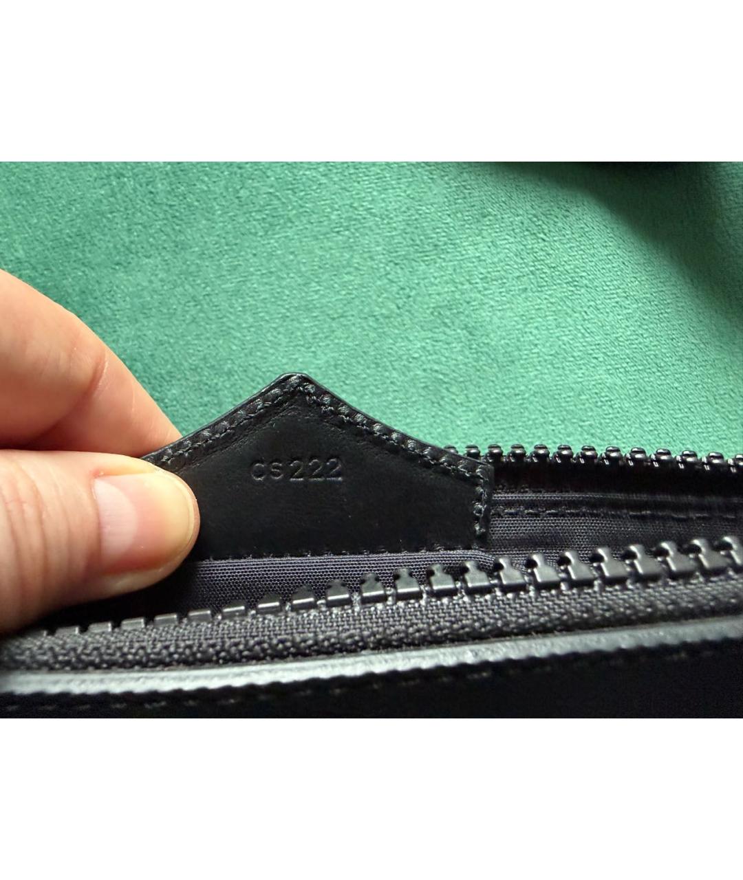 MONTBLANC Черная кожаная поясная сумка, фото 4