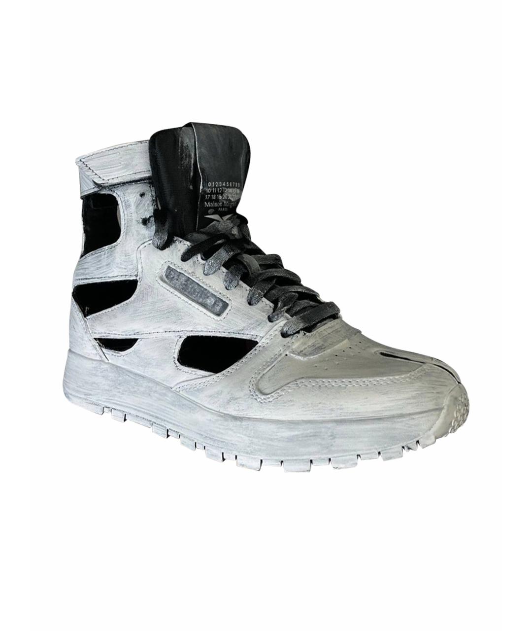 MAISON MARGIELA Мульти кожаные высокие кроссовки / кеды, фото 1