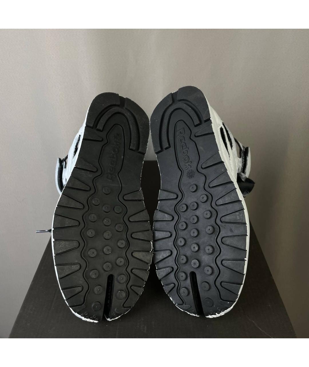 MAISON MARGIELA Мульти кожаные высокие кроссовки / кеды, фото 5