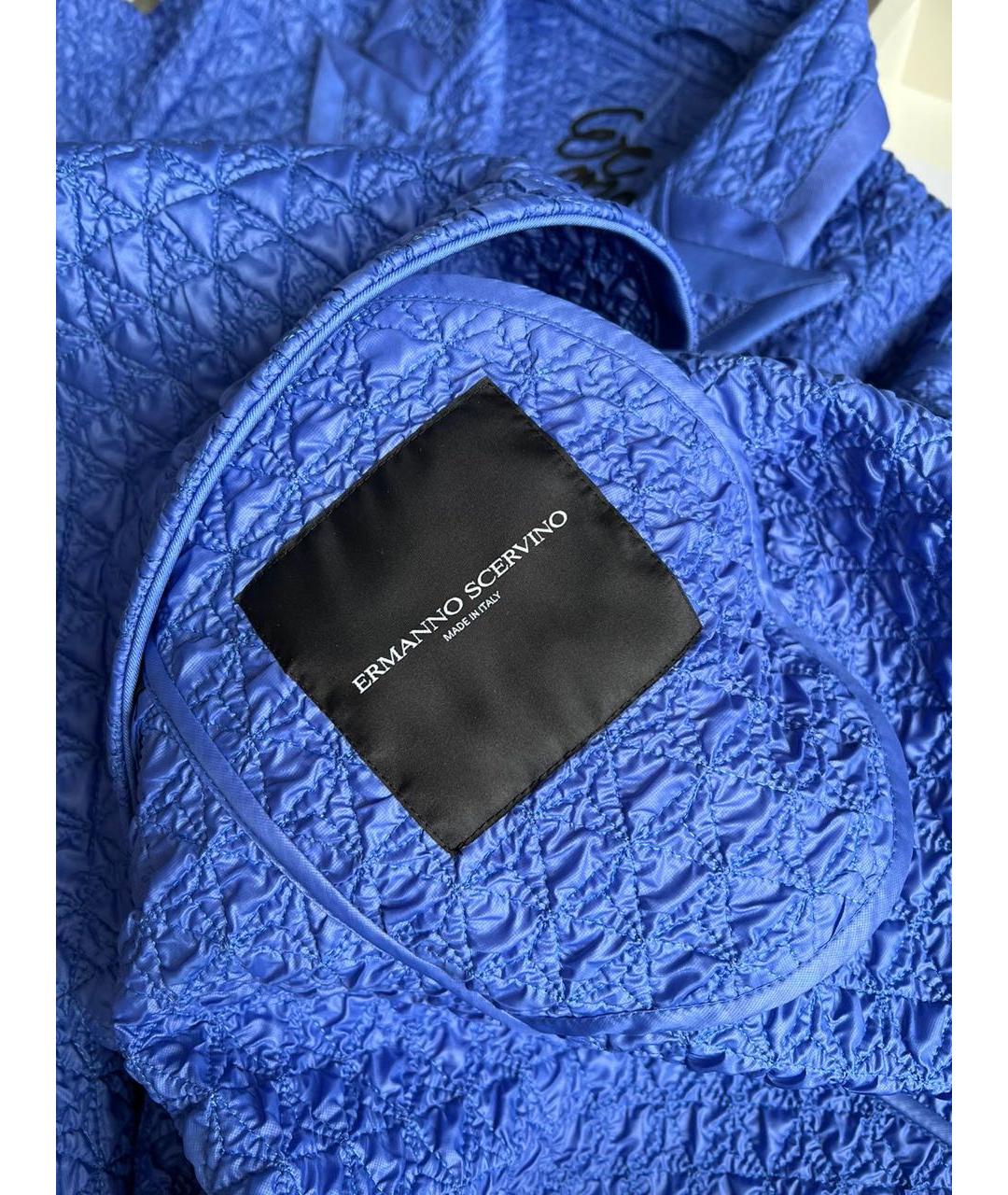 ERMANNO SCERVINO Синее пальто, фото 4
