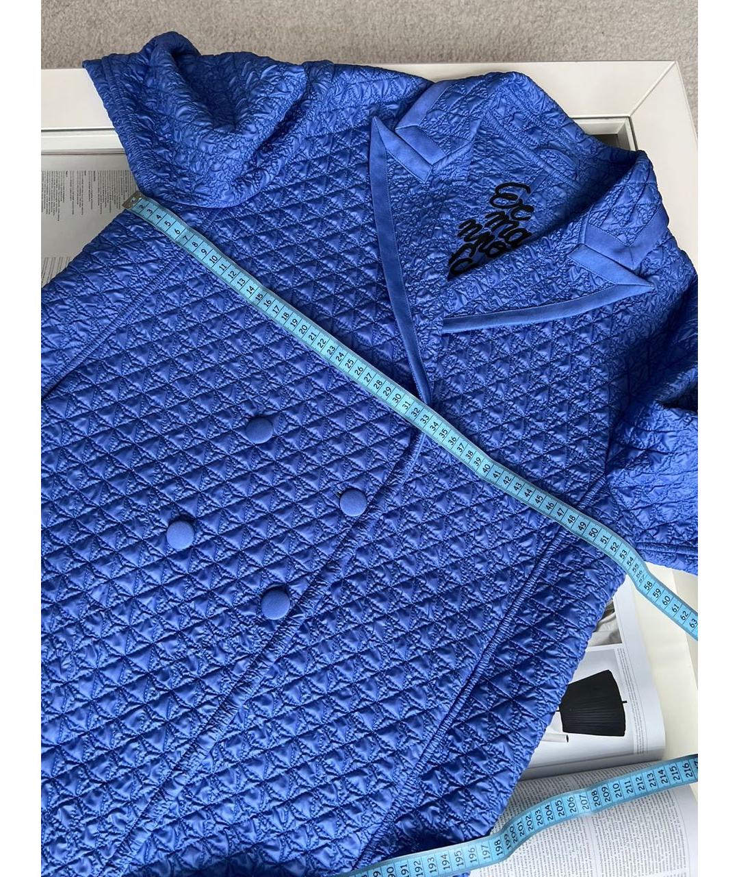 ERMANNO SCERVINO Синее пальто, фото 7