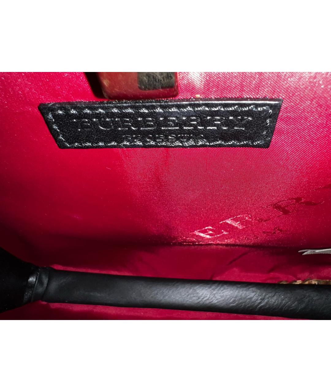 BURBERRY Коричневая пелетеная сумка с короткими ручками, фото 5