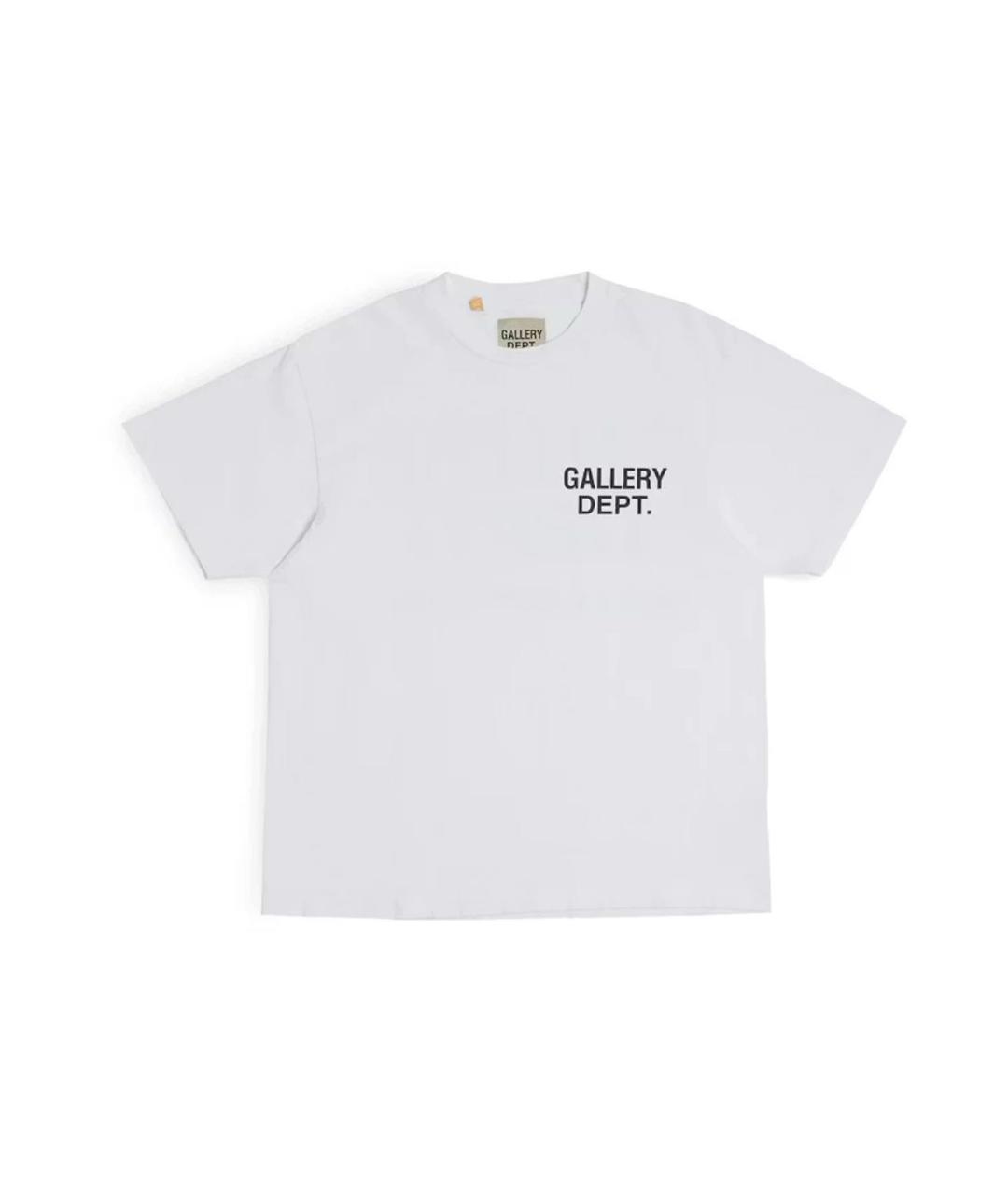 Gallery Dept Белая хлопковая футболка, фото 1