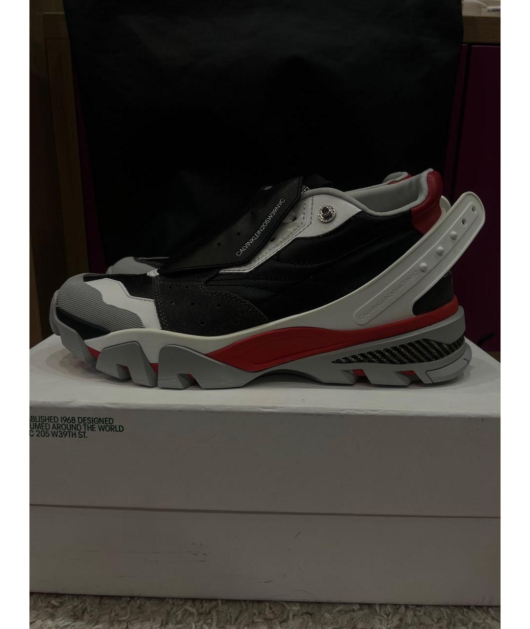 CALVIN KLEIN Кожаные низкие кроссовки / кеды, фото 2