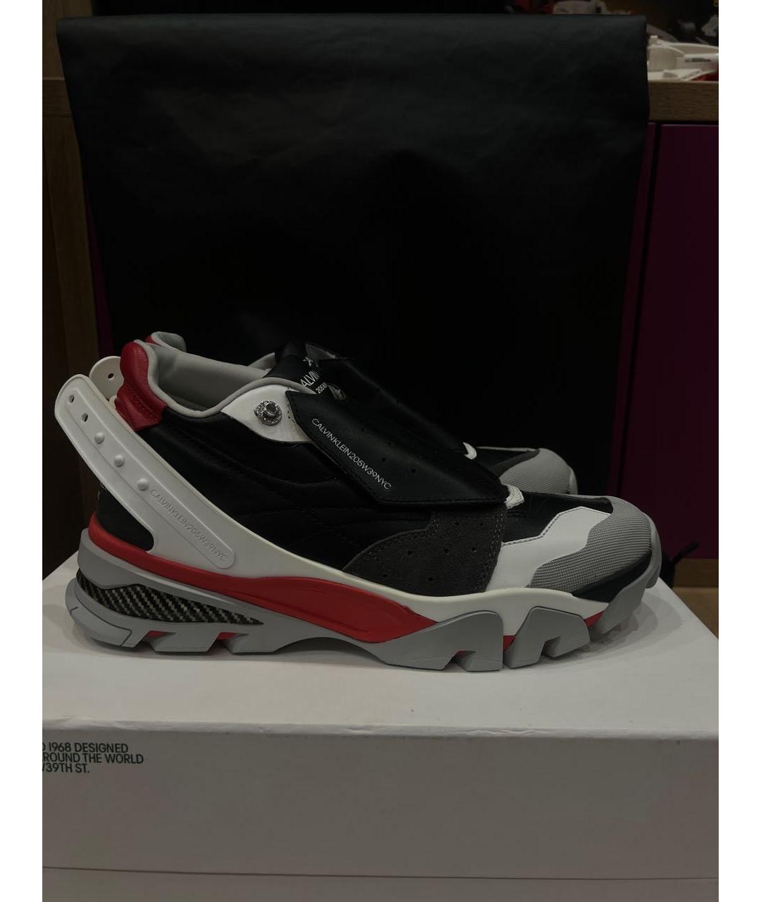 CALVIN KLEIN Кожаные низкие кроссовки / кеды, фото 7