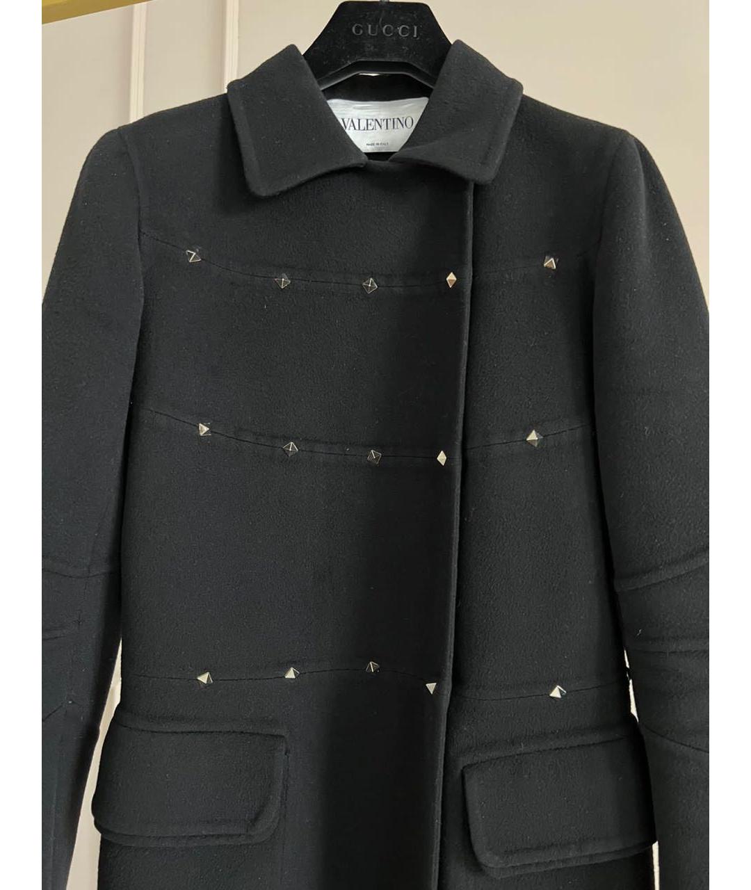 VALENTINO Черное пальто, фото 3