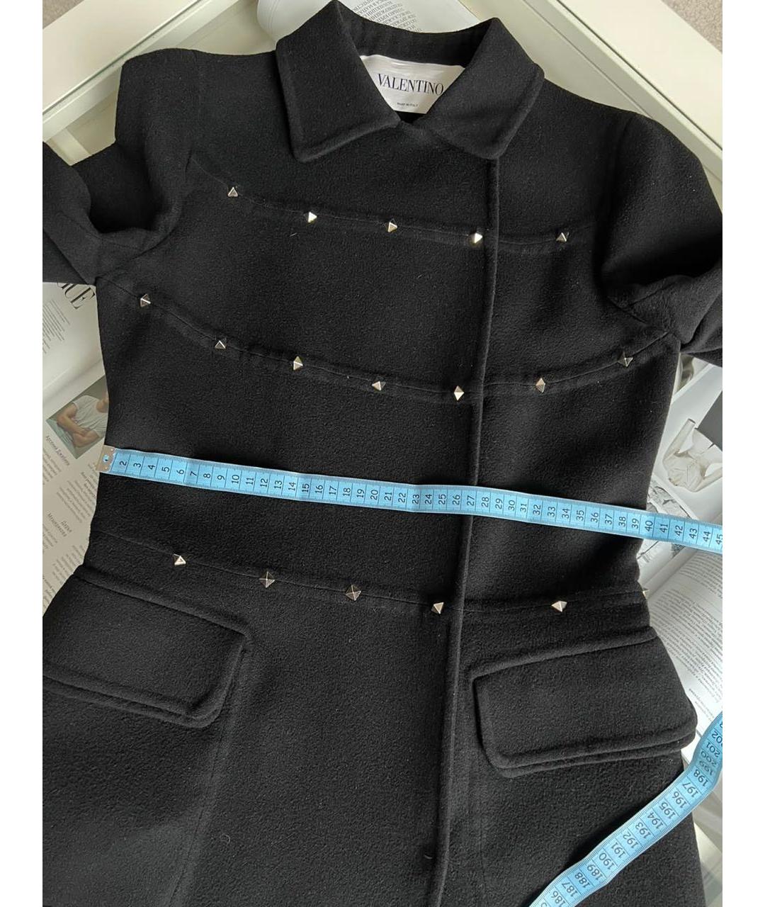 VALENTINO Черное пальто, фото 8