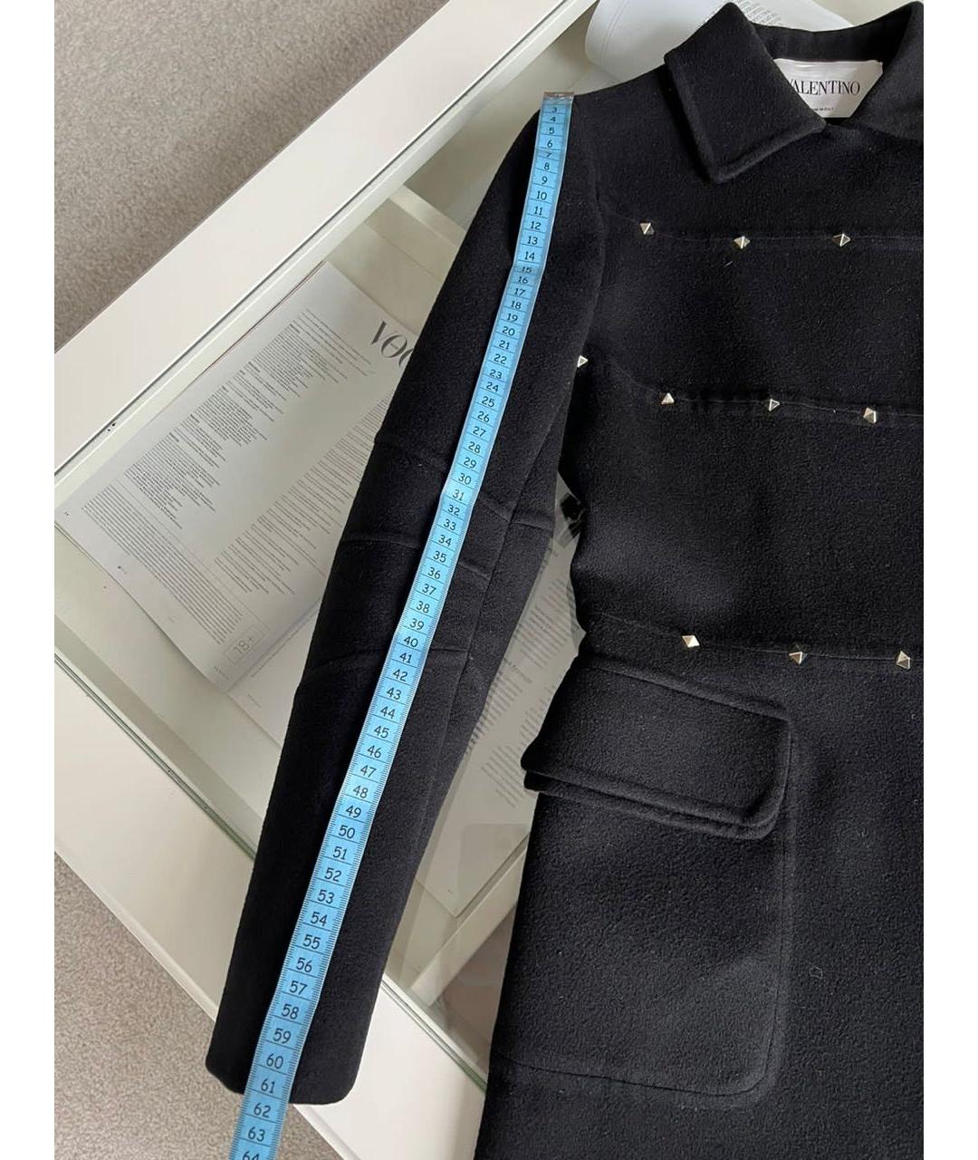 VALENTINO Черное пальто, фото 6