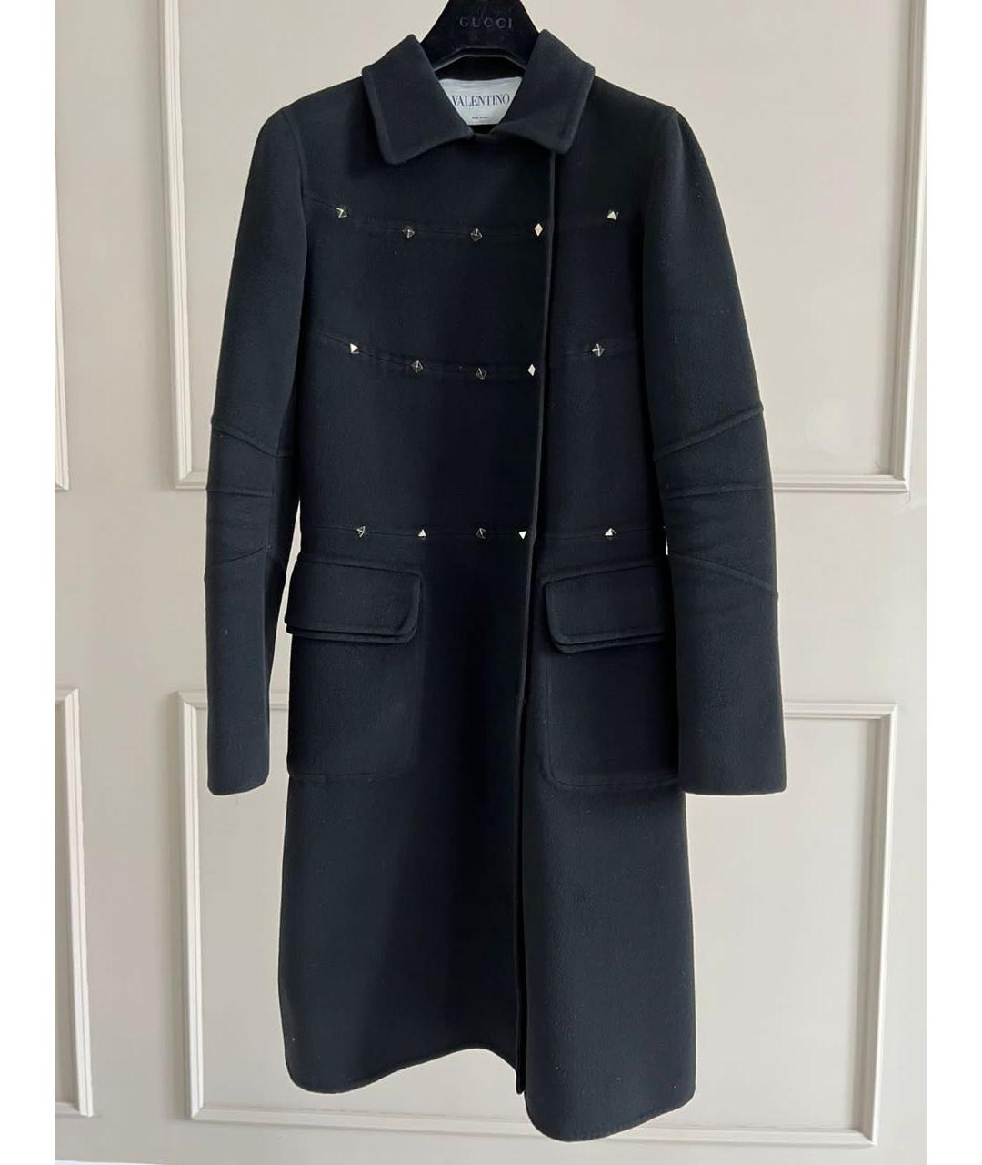 VALENTINO Черное пальто, фото 9