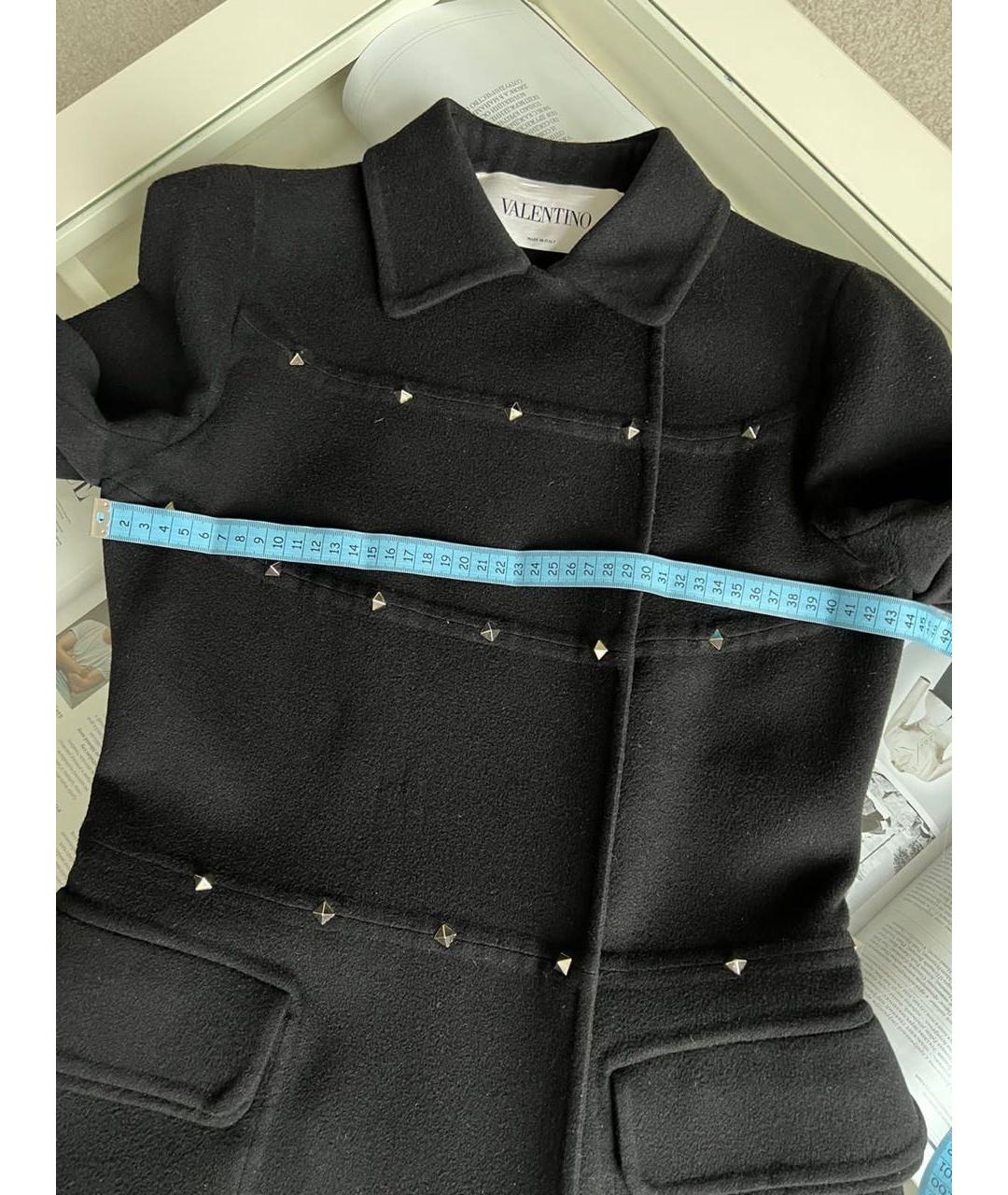 VALENTINO Черное пальто, фото 7