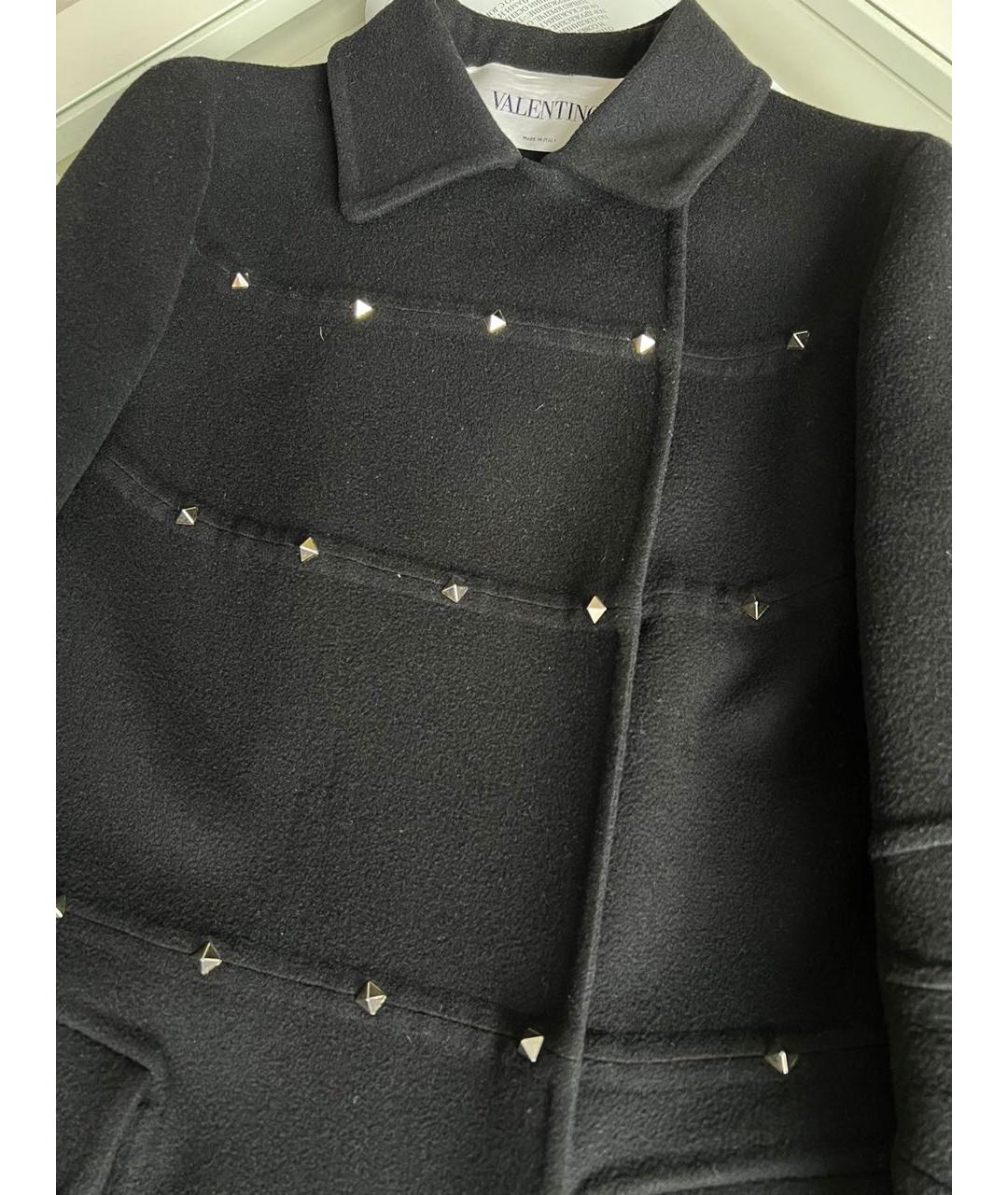 VALENTINO Черное пальто, фото 2