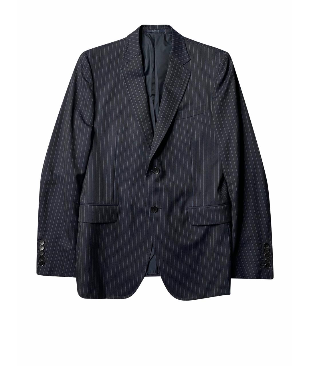 GUCCI Синий шерстяной пиджак, фото 1