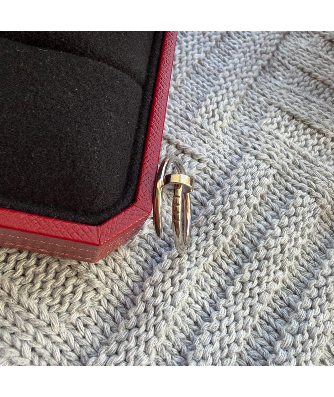 CARTIER Серое кольцо из белого золота, фото 8