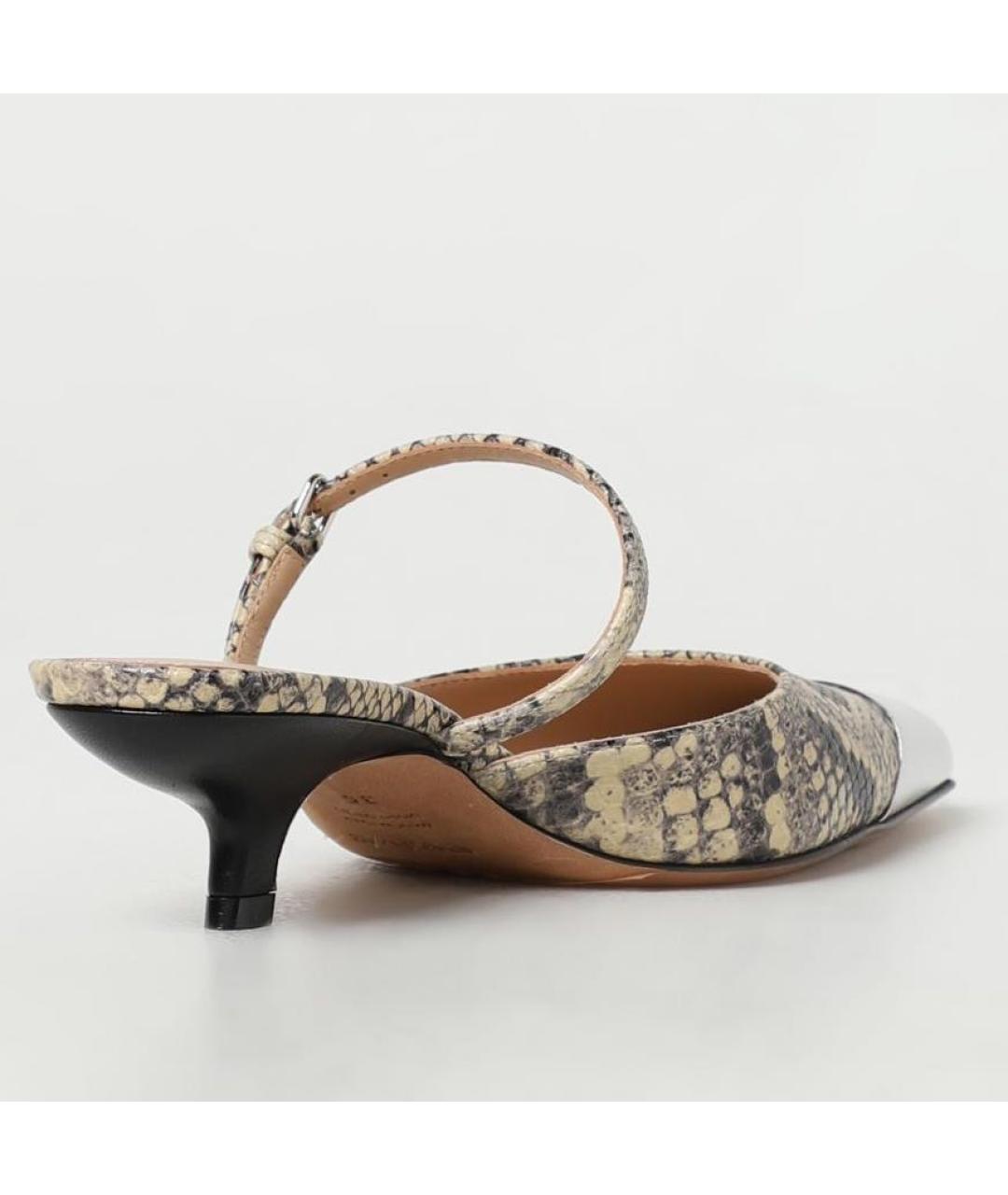 SPORTMAX Кожаные мюли, фото 3