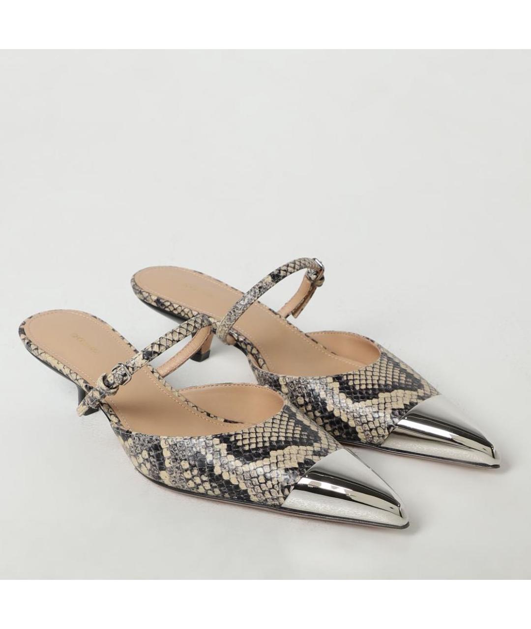 SPORTMAX Кожаные мюли, фото 2